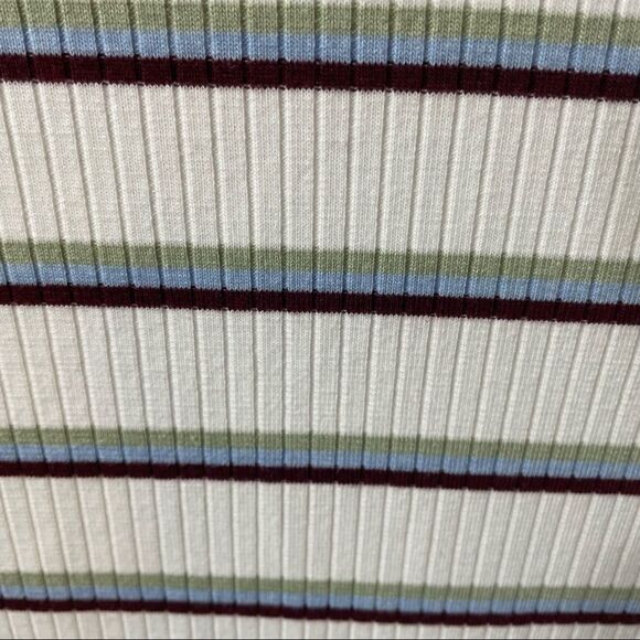 FREE PEOPLE Donna Striped Tee Size Small - Picture 8 of 9